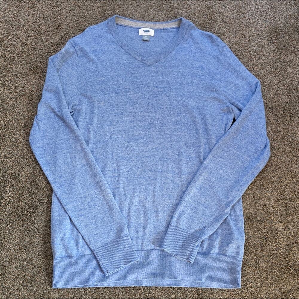 Old Navy men's Blue V-Neck Pullover Sweater size Medium